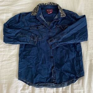 Vintage Denim & Co Jean Jacket Oversized